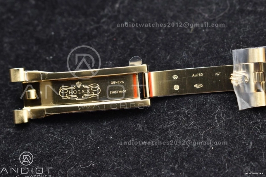 GMF 904L Diamond A3255 Gain YG 723 DayDate President On Weight GoAnywhere Markers Gold Dial Steel 40 V Bracelet 1021